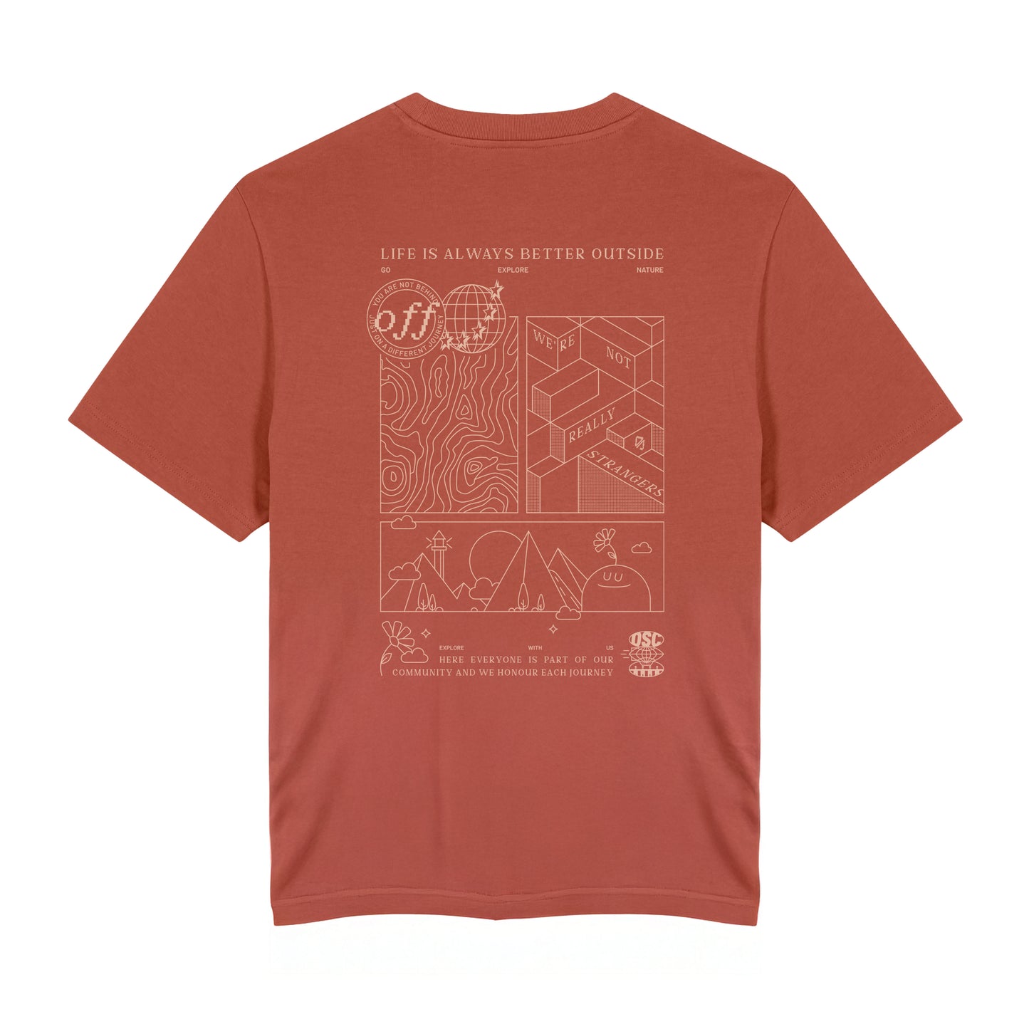 T-Shirt Explore Brick