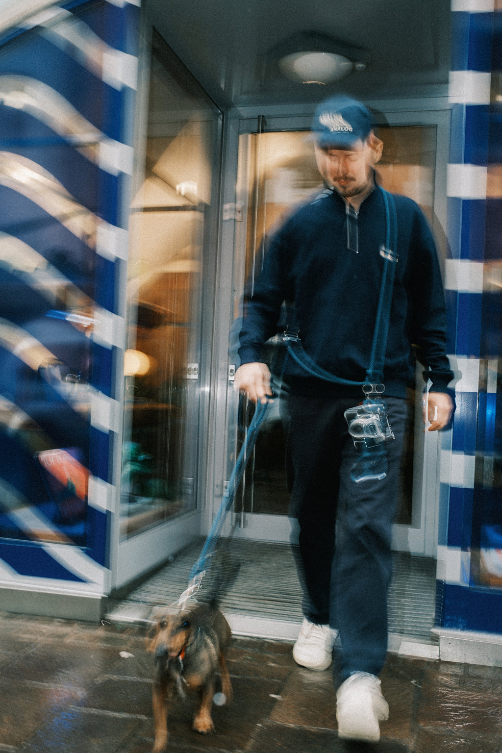 Analog Cross Body Dog Leash x Slow Lab