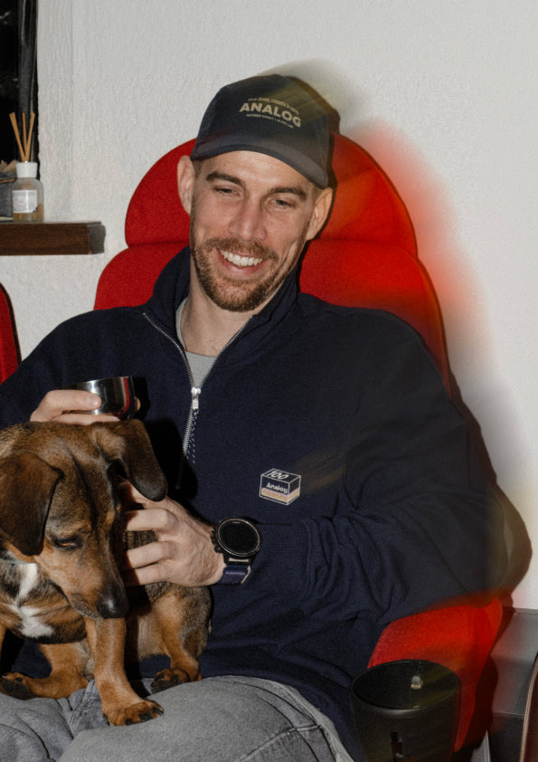 Analog 1/4 Zip Sweater x Slow Lab