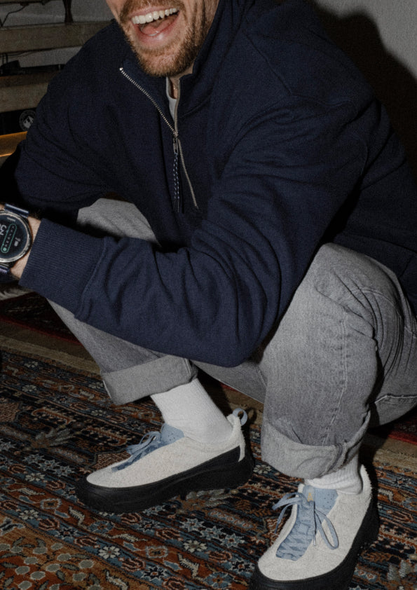 Analog 1/4 Zip Sweater x Slow Lab