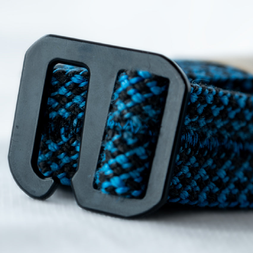 Recycled Belt - Blue & Black