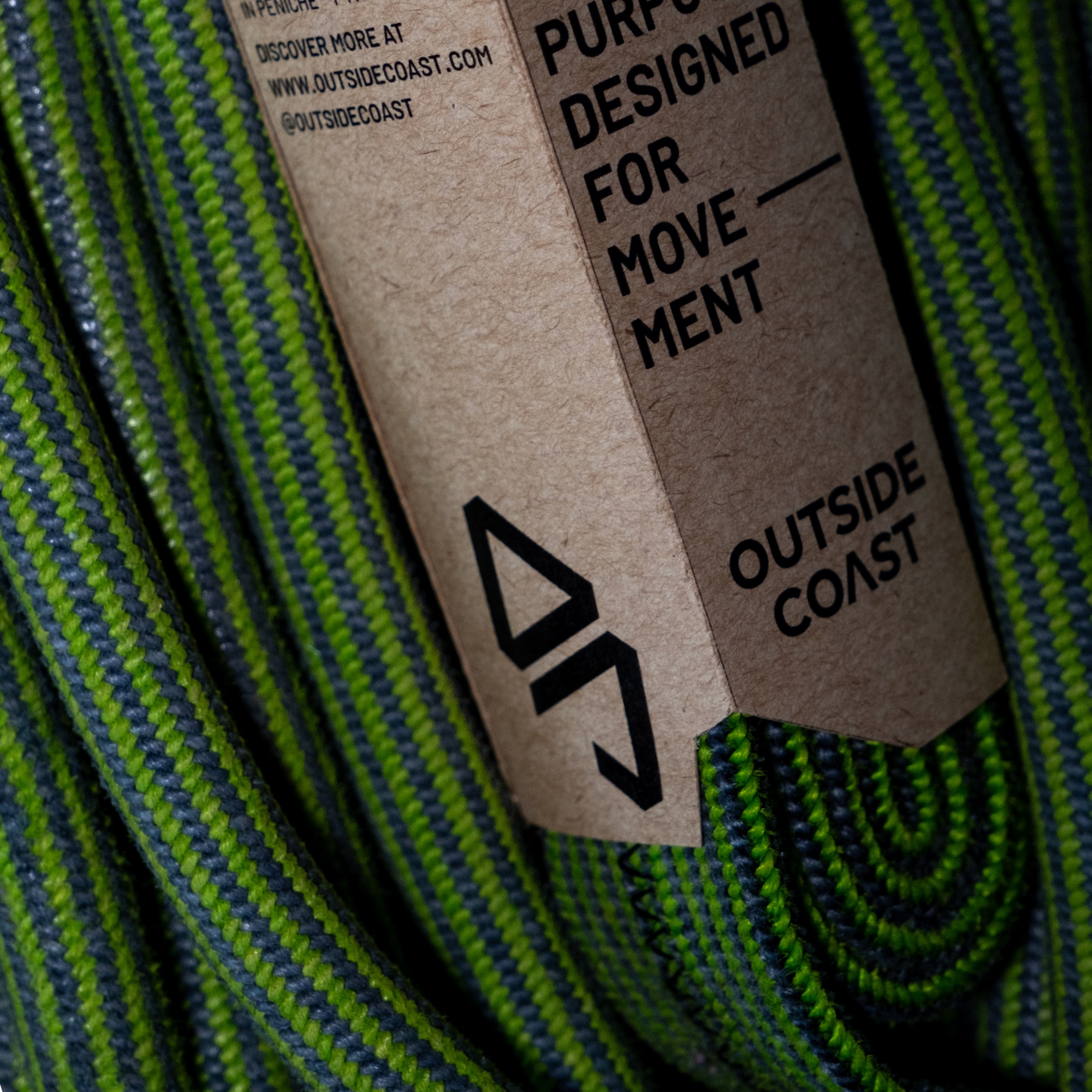 Recycled Belt - Green & Grey