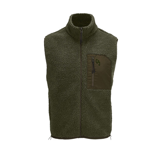 EcoComfort Sherpa Vest Khaki