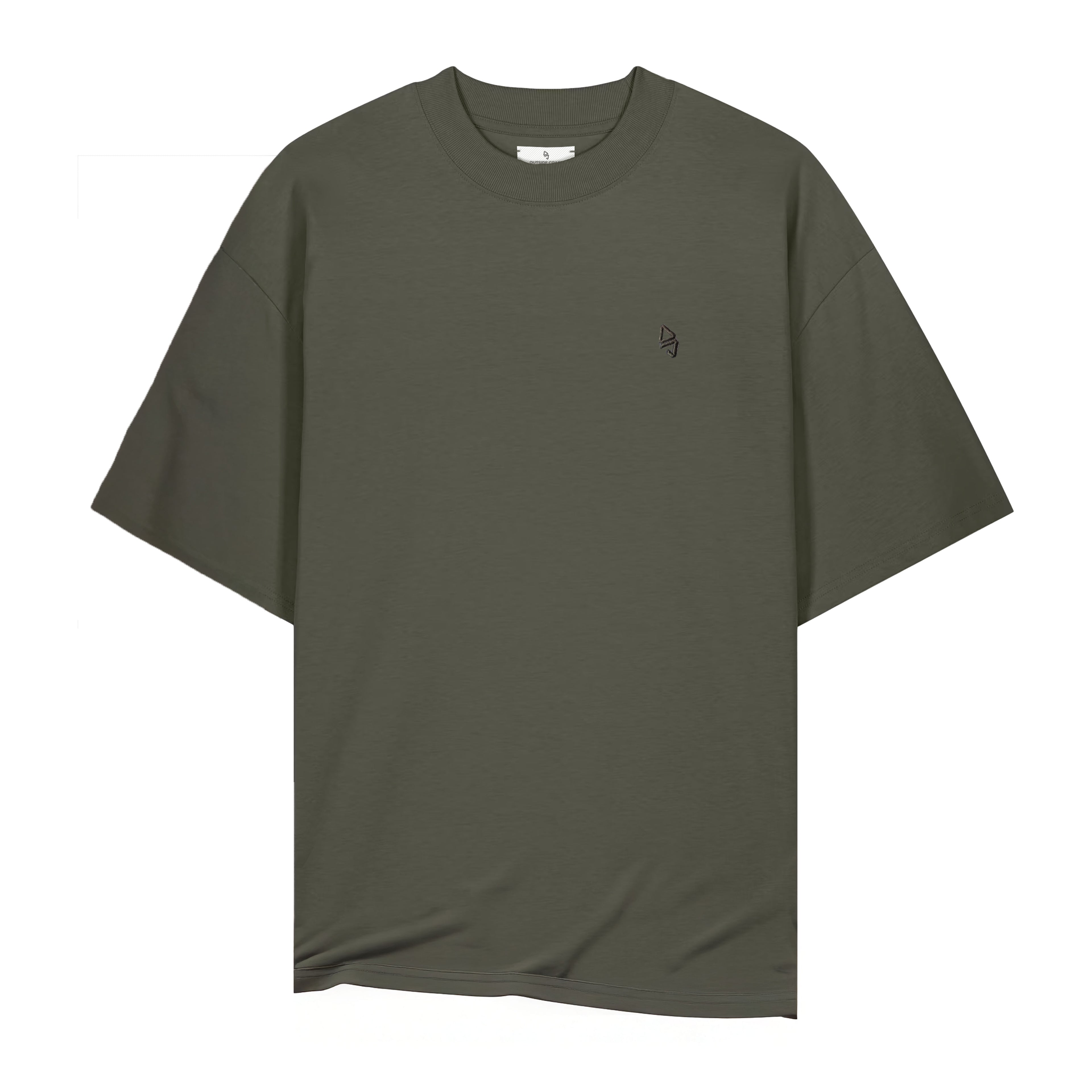 T-Shirt Boxy Clean Khaki
