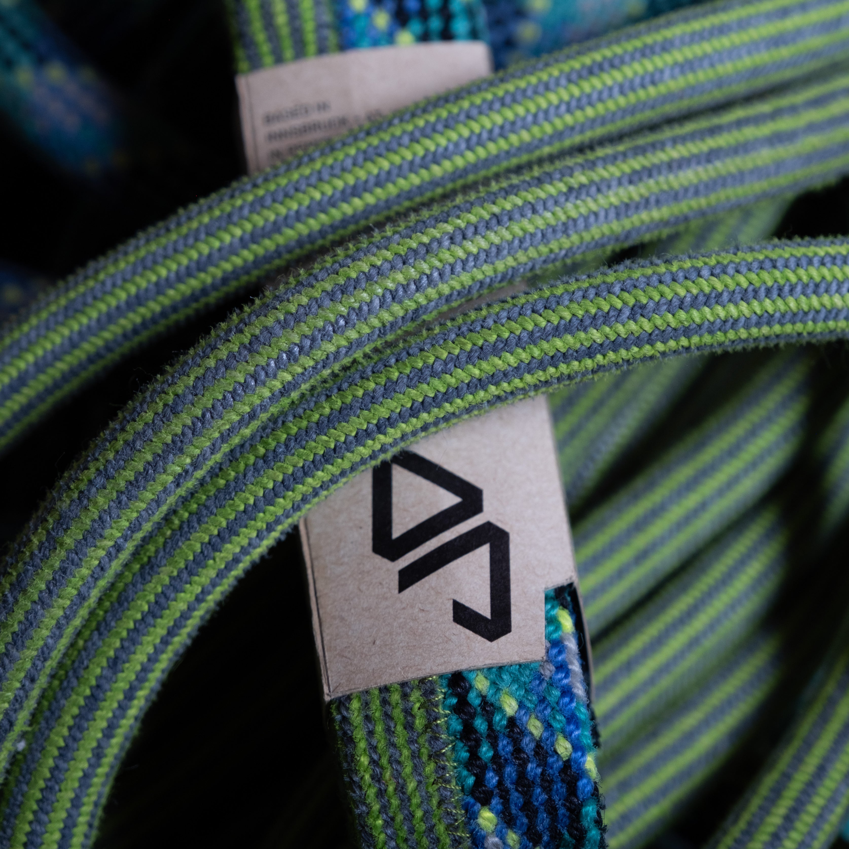 Recycled Belt - Mix Green & Blue