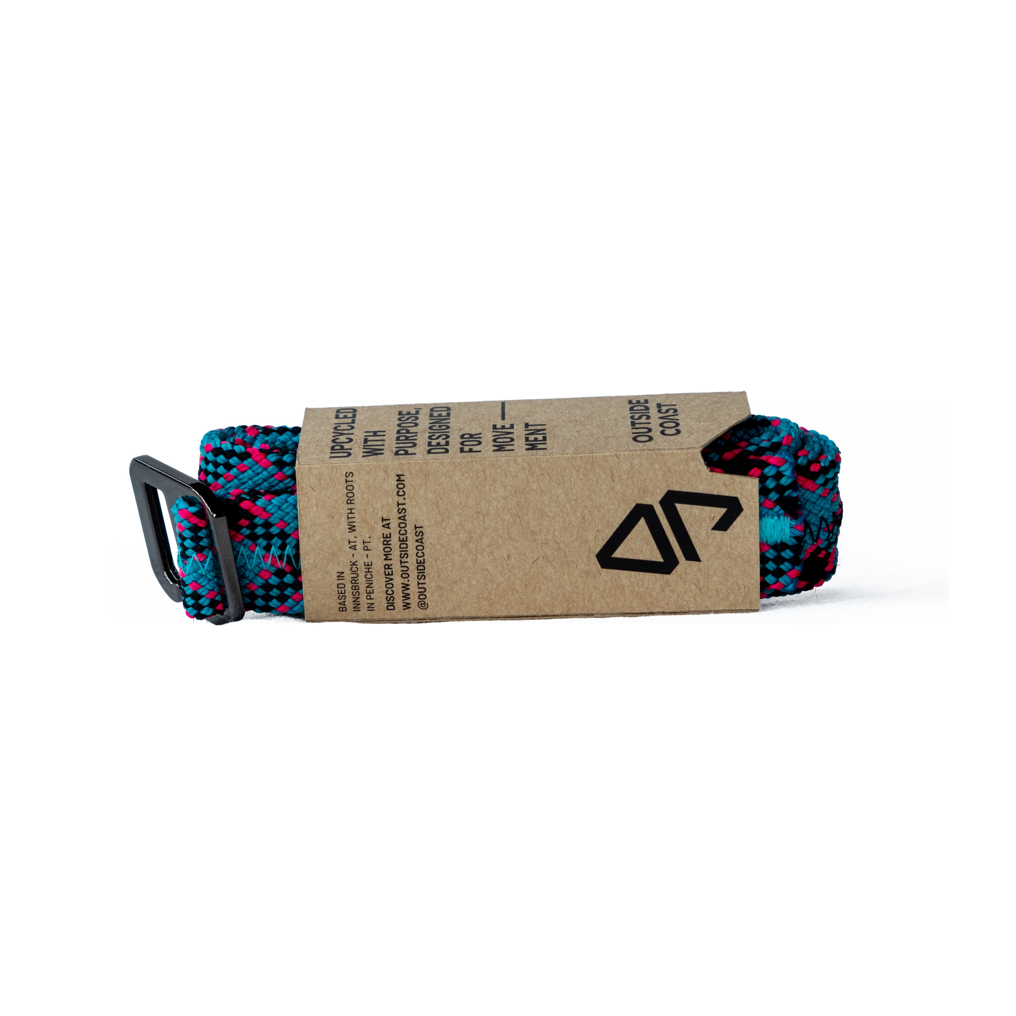 Recycled Belt - Blue & Pink