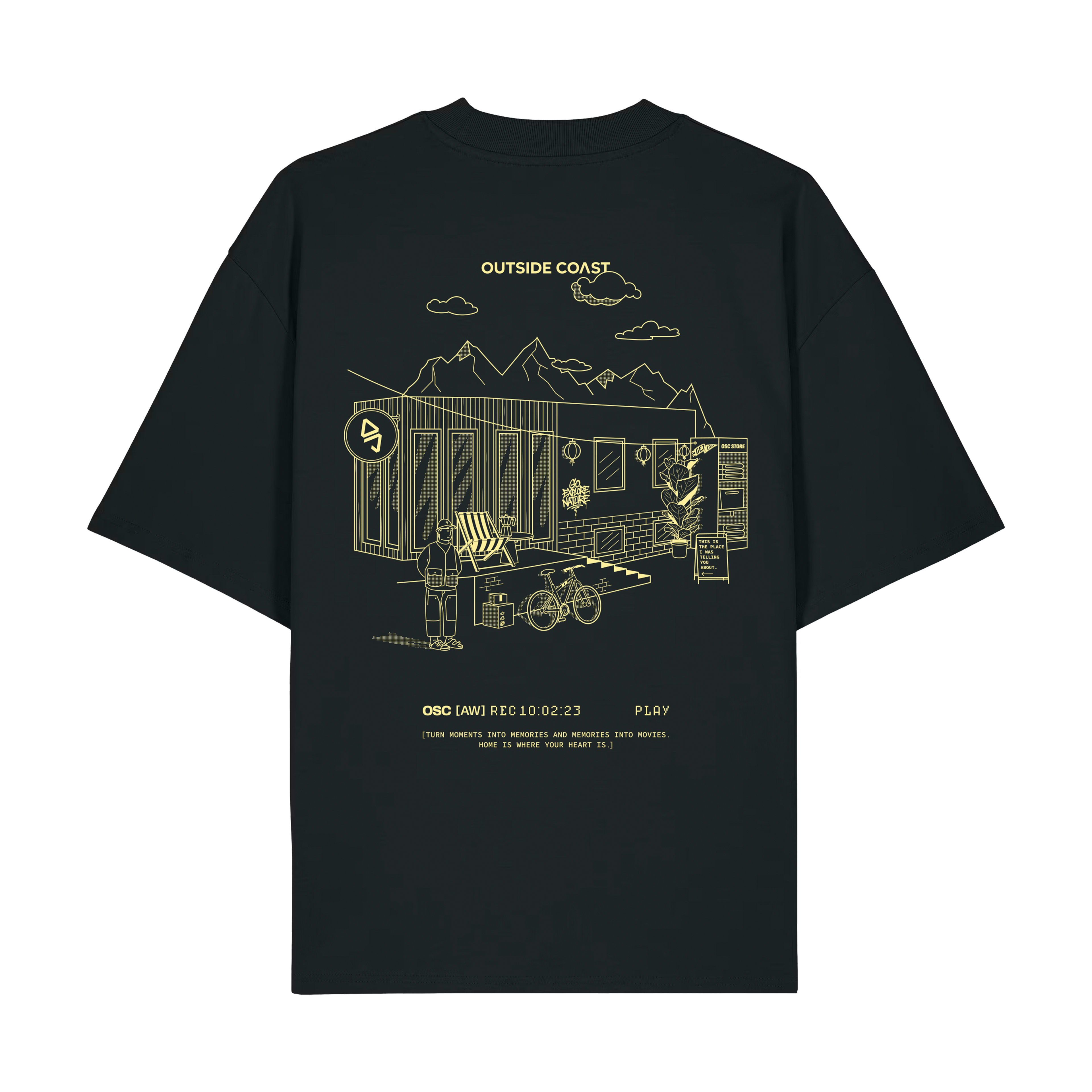 Memory T-Shirt Boxy Black